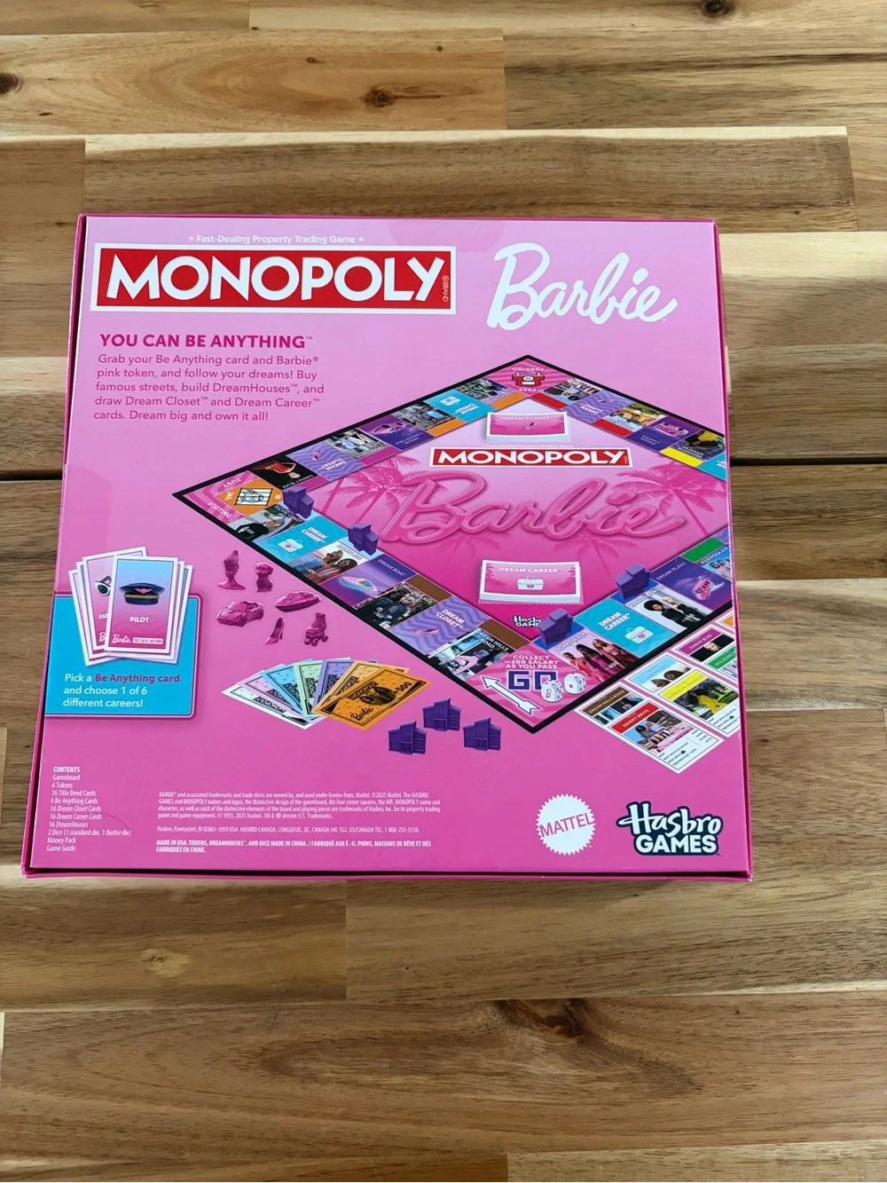 Brand New Monopoly Barbie Board Game